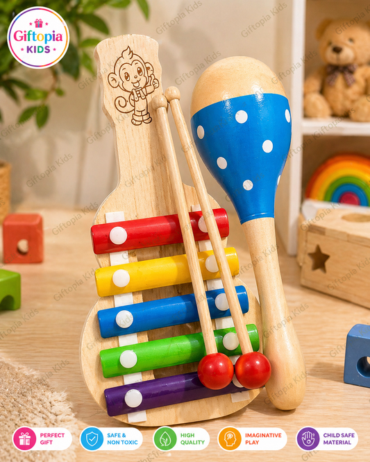 Wooden Xylophone Musical Toy for Kids