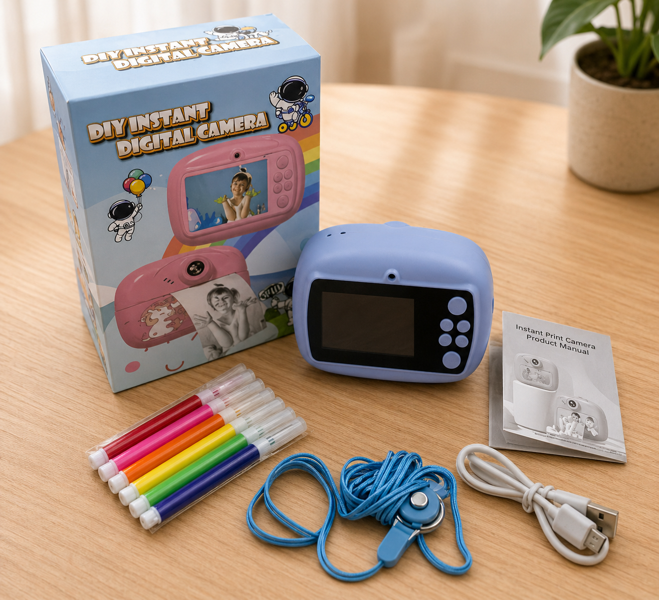 DIY Instant Print Digital Camera for Kids