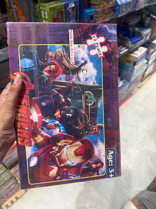 Avengers 12 Piece Puzzle for Kids