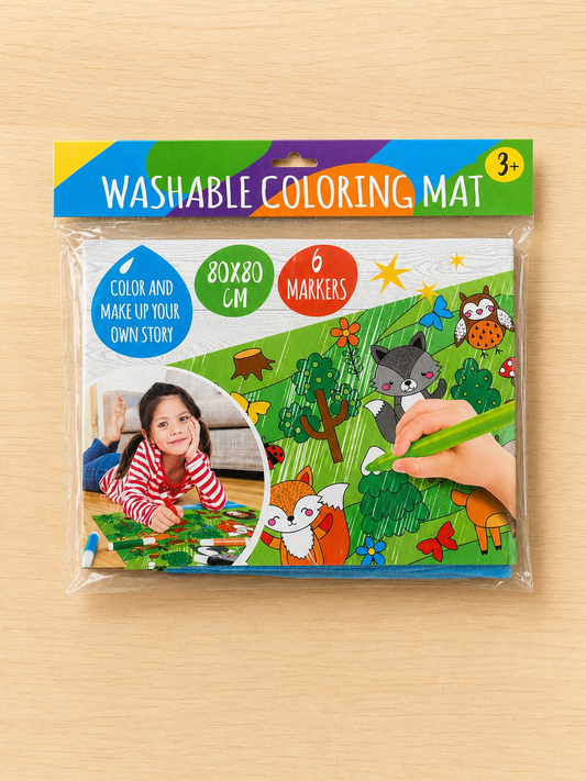 Reusable Coloring Mat for Kids