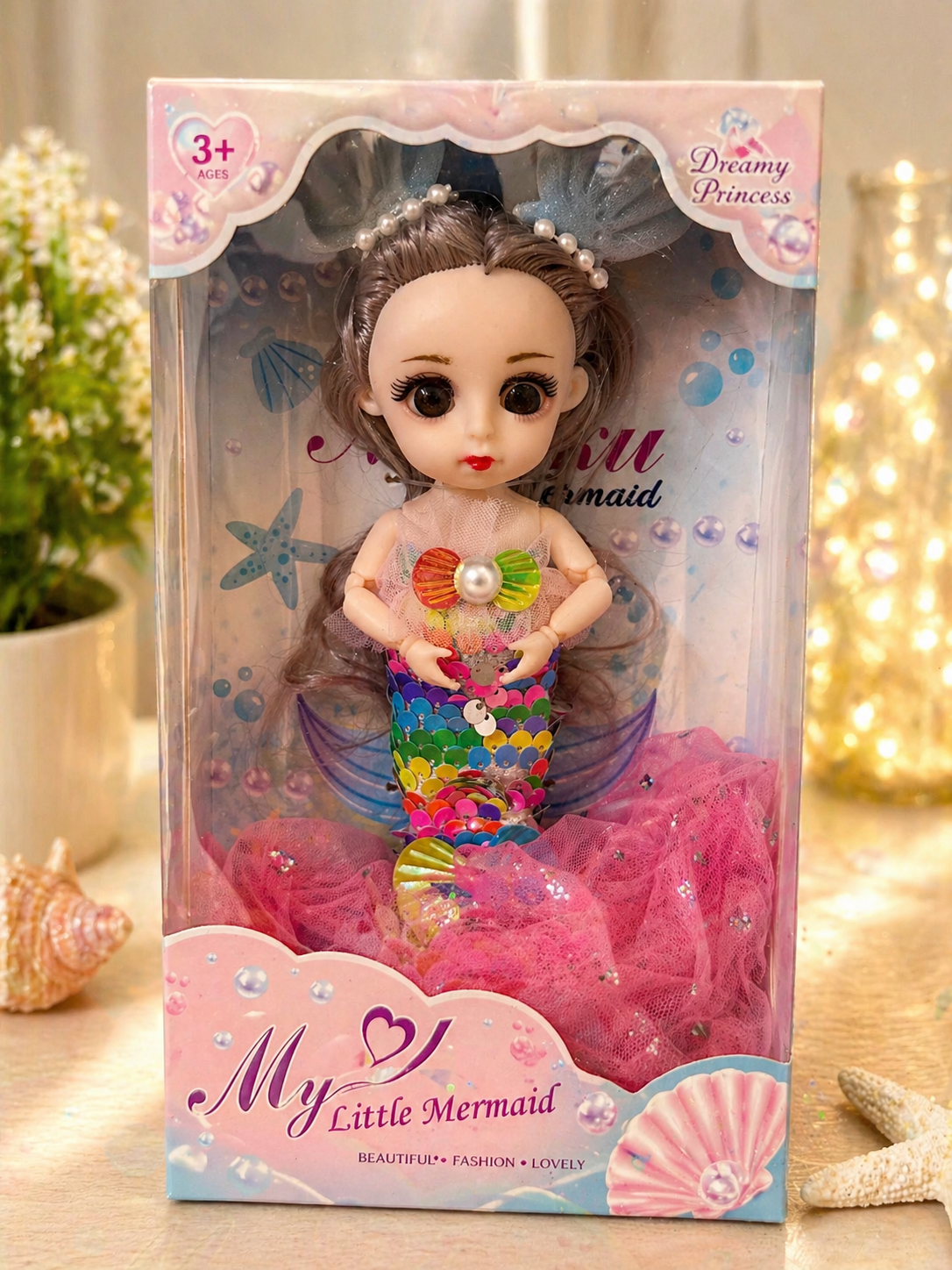 My Little Mermaid Doll for Girls by Giftopia Kids
